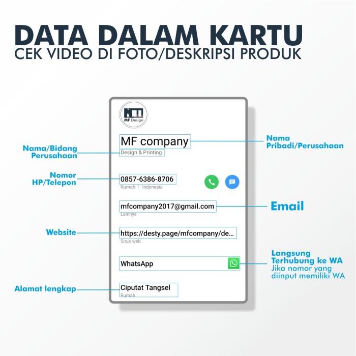 

Id Card Nfc | Custom Kartu Nama Digital | Kartu Nama Nfc