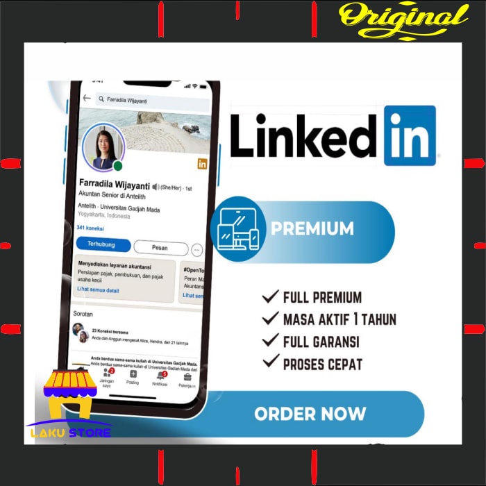 Odading / New Laris Linkedin Premium Garansi Full