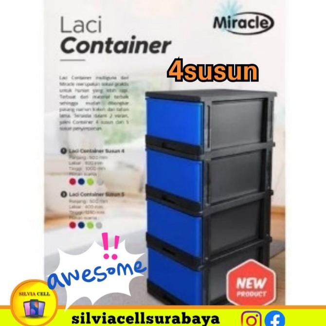 Miracle Laci Container Ssn4 Lemari Laci Susun 4 tom03