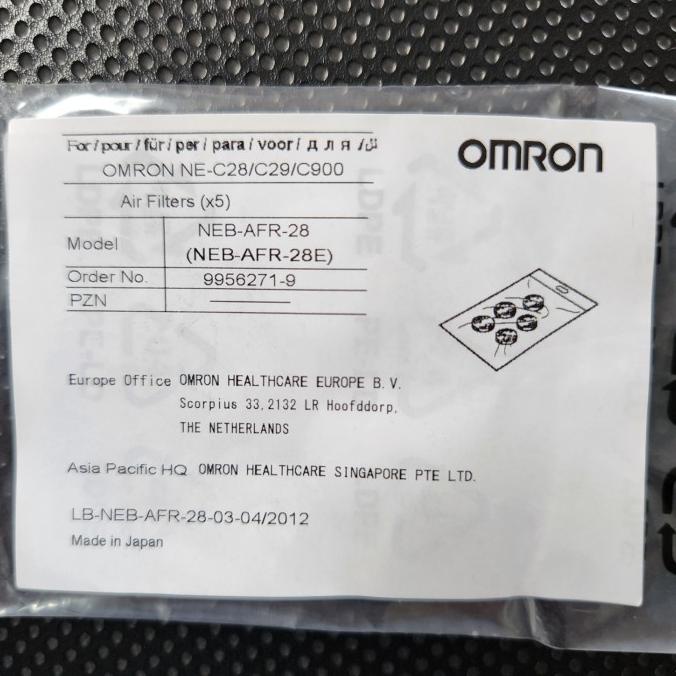 Air Filter OMRON Nebulizer NE-C28 / C29 / C900 Original ORI NEB AFR 28 ffs02