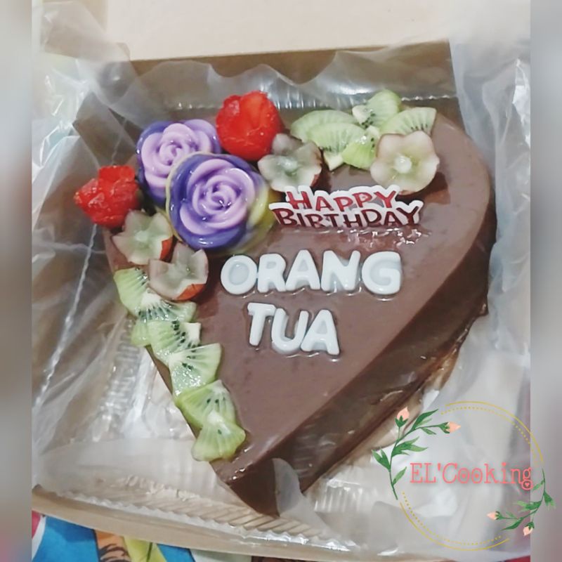 

Puding Ulang Tahun Bentuk Love Loyang 18cm