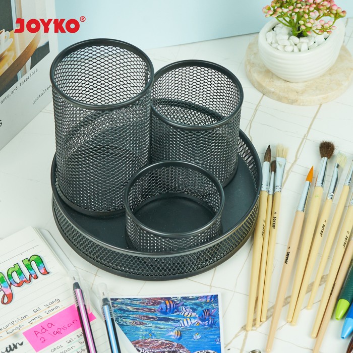 

Desk Set / Pen Holder / Tempat Alat Tulis Jaring Jala Joyko Ds-24