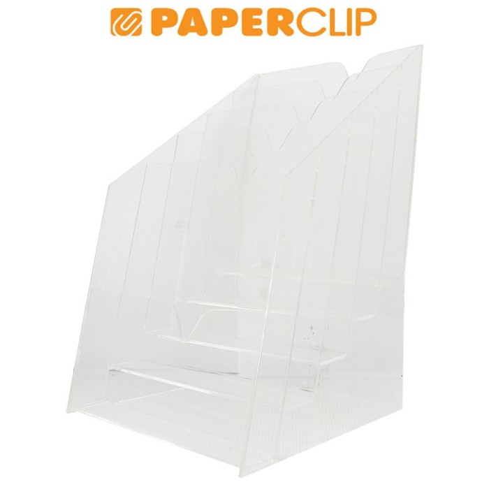 

Aurealiamall Acrylic Holder / Akrilik Brosur Holder A4 5 Susun