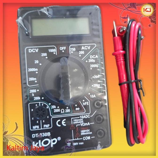 Kualitas terbaik] Multitester Multimeter Digital DT-830B Multi Meter Tester Listrik