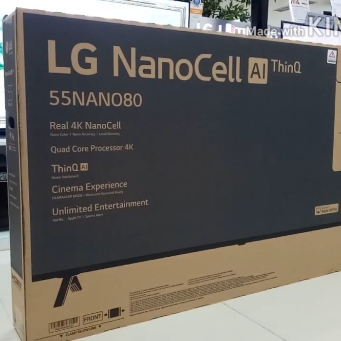 KAKI TV LG 55NANO80TNA 55NANO80 50NANO80 55NANO80 NANO CELL SMART TV