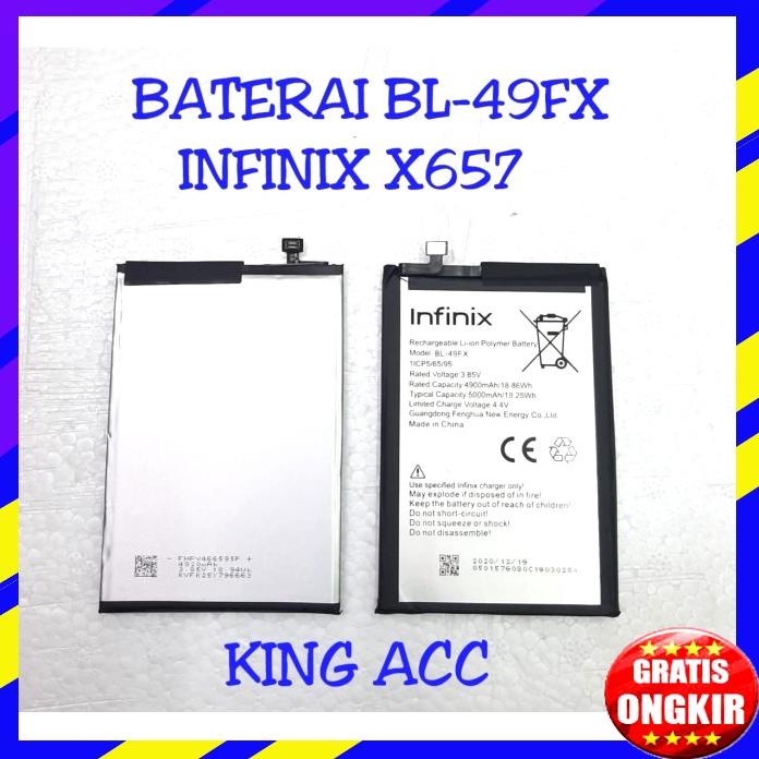 Acc Hp Baterai Infinix Smart 5 X657 Bl 49Fx Ori