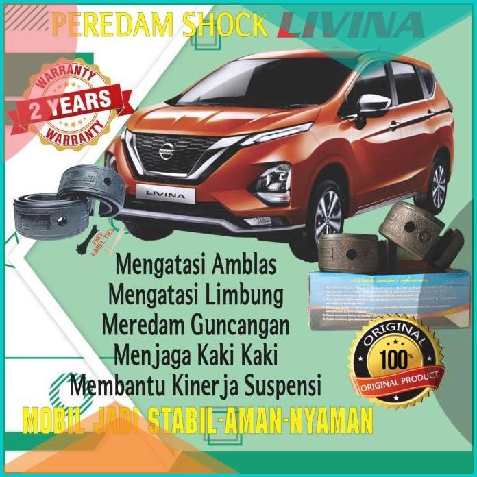 Pro Shock Damper Spring Buffer Karet Peredam Shockbreaker Mobil Livina 14JVNZ3 perkakas