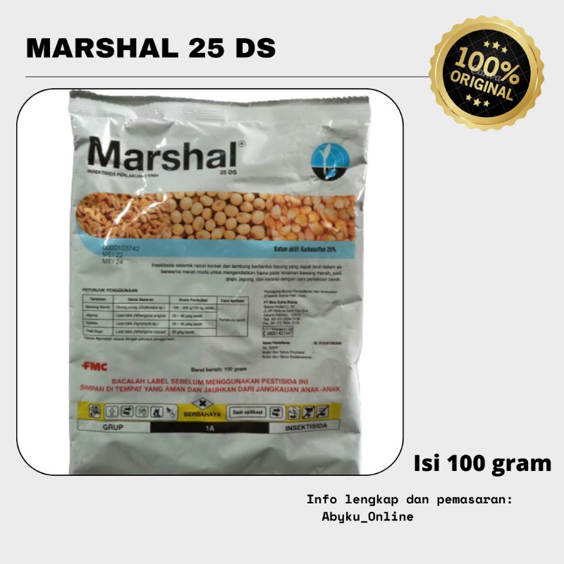MARSHAL 25DS Insektisida Bubuk Kemasan 100gram