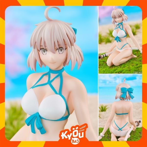 MUST HAVE NOODLE STOPPER FIGURE OKITA SOUJI - SWIMSUIT VER. (12CM) TERLARIS