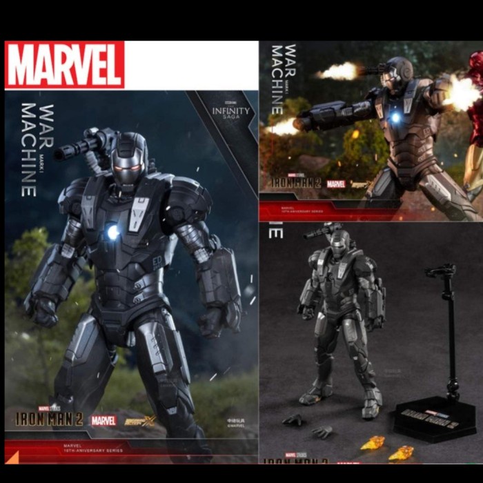 HOT SALE ZD TOYS IRONMAN WAR MACHINE MARK 1 MARVEL AVENGERS IRON MAN 2 MK 1 TERLARIS