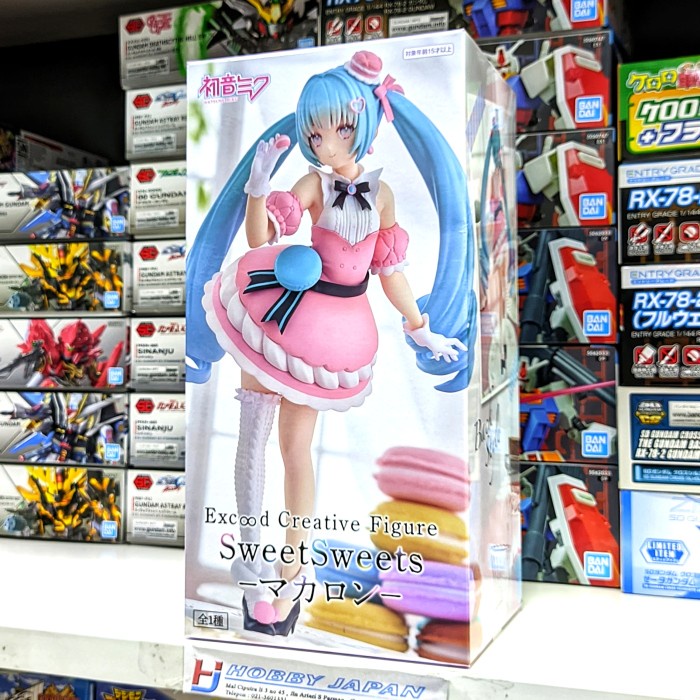 MUST HAVE FURYU EXCEED CREATIVE FIGURE HATSUNE MIKU SWEET SWEETS MACARON TERBARU