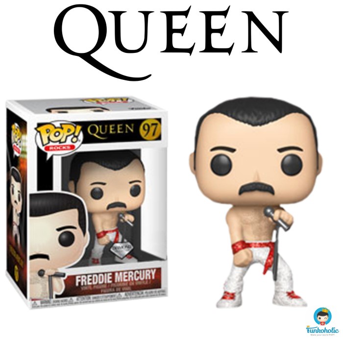 Funko Pop Rocks Queen - Freddie Mercury [Diamond Glitter Exclusive]