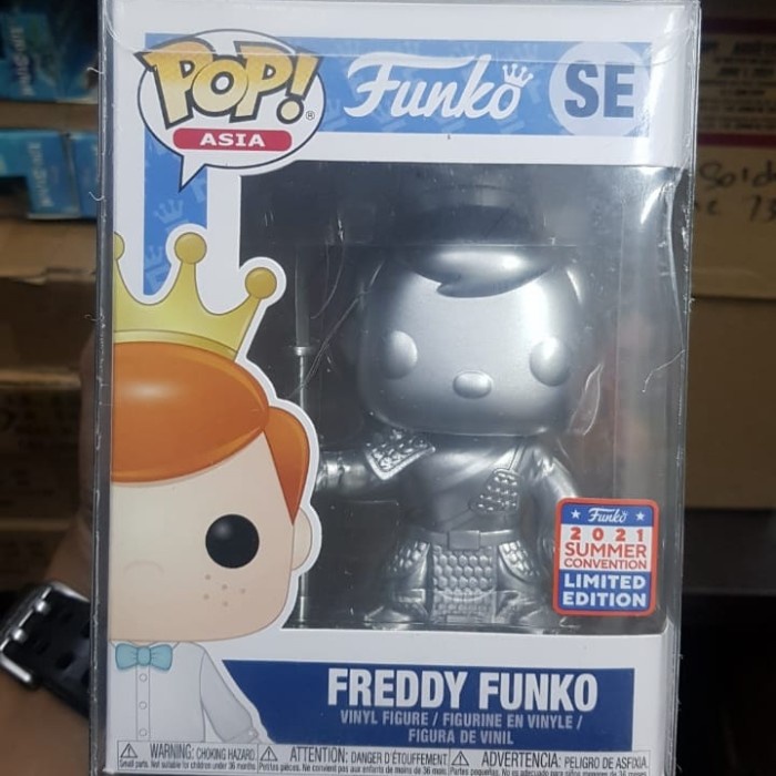 Funko Pop Freddy Funko As Guan Yu Silver [Shanghai Event Exclusive]