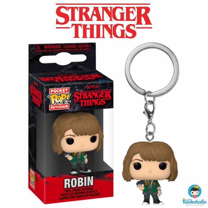Funko Pocket Pop Keychain Stranger Things Season 4 Robin Family