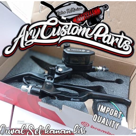 master rem kiri kanan handel kopling model rcb merk brembo cocok cb rx king gl tiger vixion cb 150
