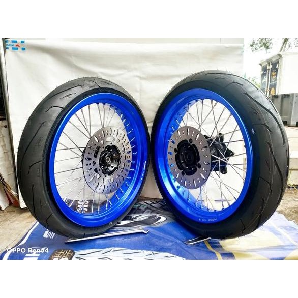 FREE ONGKIR Paketan WHEELSET Honda CRF 150 L - Sepaket Velg SET Supermoto Super Moto Honda CRF 150 L