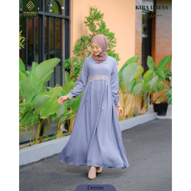 Set pashmina Kira dress by Emka hijab