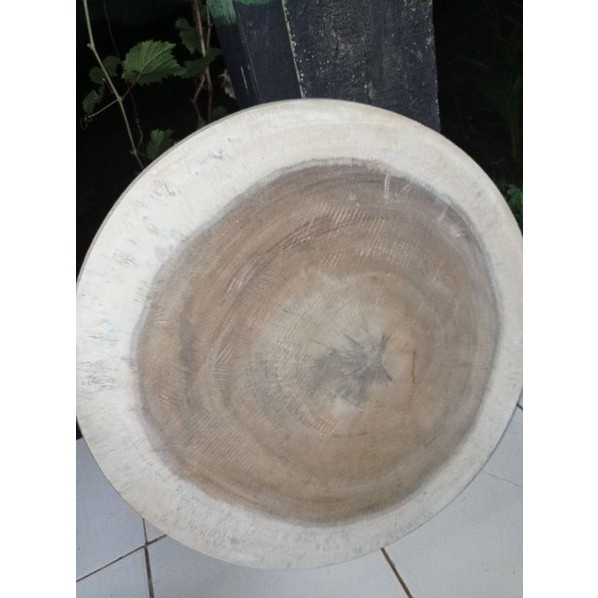 Talenan Kayu Bulat Diameter 30Cm/ Talenan Jumbo/Talenan Cincang Daging