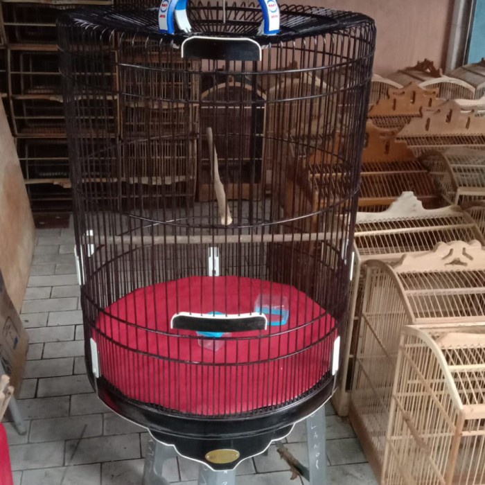 sangkar/ kandang murai Rafi jaya no 3 warna hitam aklirik (gojek/grab)