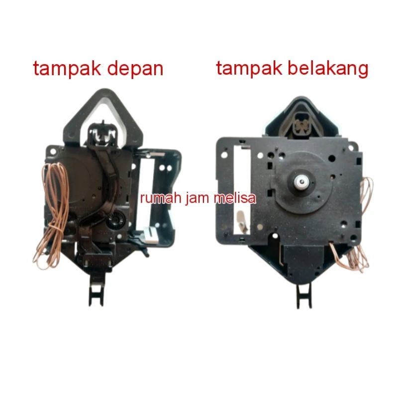 mesin jam dinding Seiko musik bandul jam kayu jadul