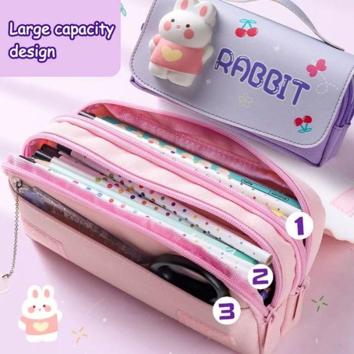 

KOTAK TEMPAT PENSIL SQUISHY 3D PENCIL CASE WATERPROOF JUMBO DIJINJING