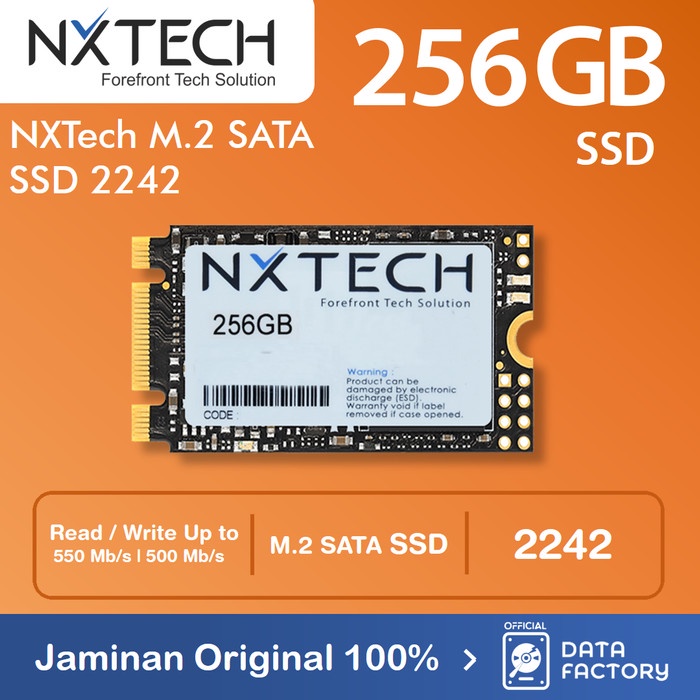 SSD M.2 SATA / M2SATA / M2 SATA 256GB NXTECH 2242 / 2260 / 2280 256 GB