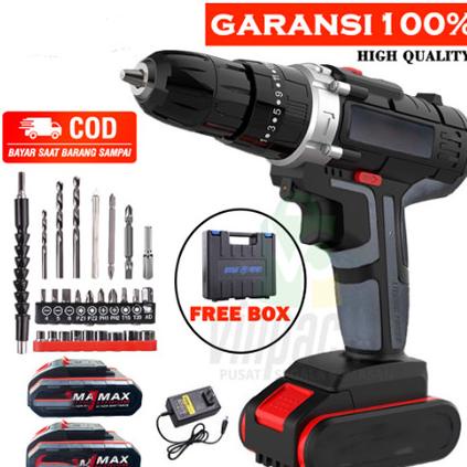 Baterai bor tanpa kabel 68 VF dan 88 VF Electric drill battery
