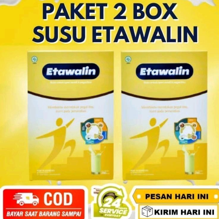 

✨BIG SALE✨ PAKET 2 BOX ETAWALIN – Susu Kambing Etawa Tingkatkan Kepadatan Dan Kesehatan Tulang Sendi Susu Anti Asam Urat Rematik Ny !!!