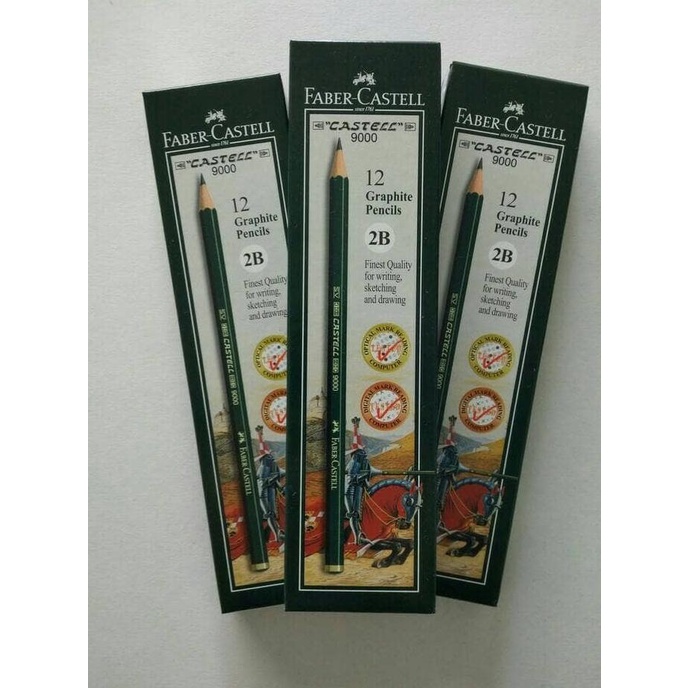 

Pensil 2B Faber Castell 9000