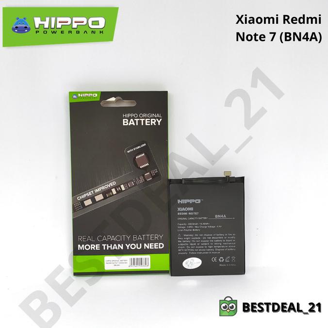 Baterai Hippo Xiaomi Redmi Note 7 BN4A Original
