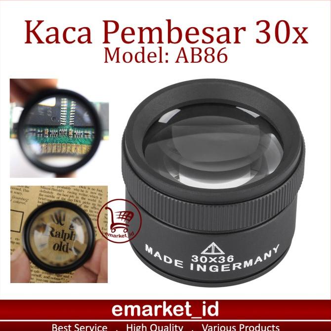 

Kaca Pembesar 30x AB86 / Lup Lensa Magnifier Handheld / Perhiasan