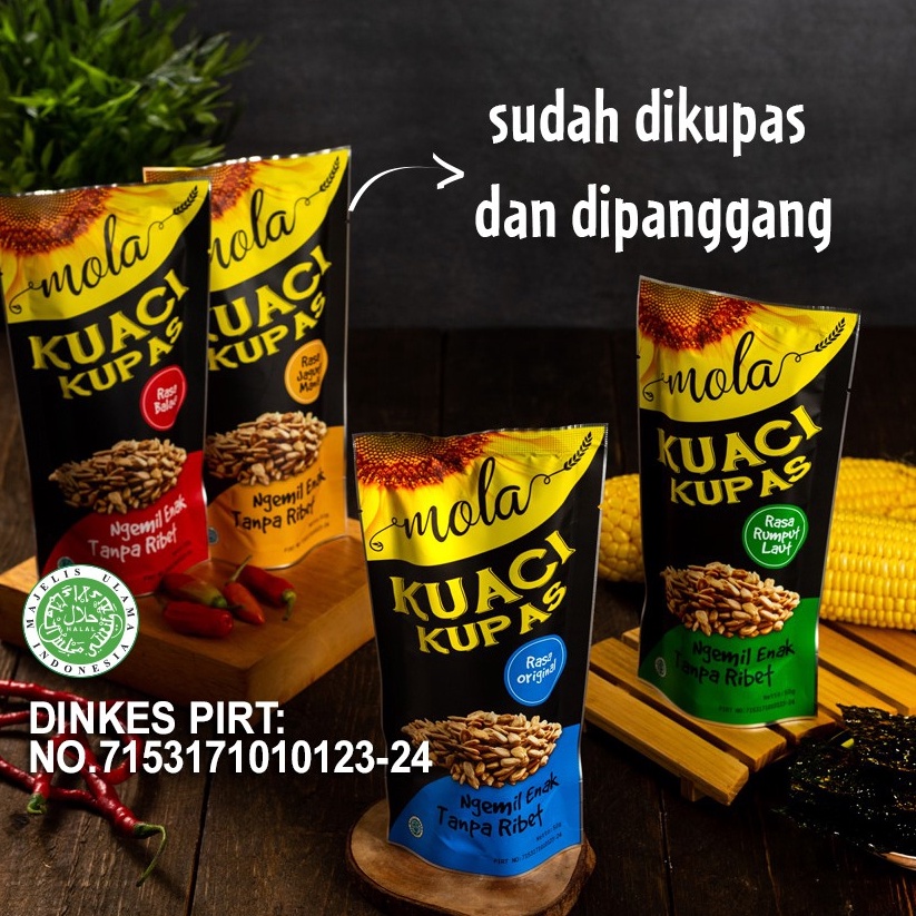 

[KODE PRODUK CVGC99576] Mola Kuaci Kupas Panggang / kuaci bunga matahari / Sunflower Seed