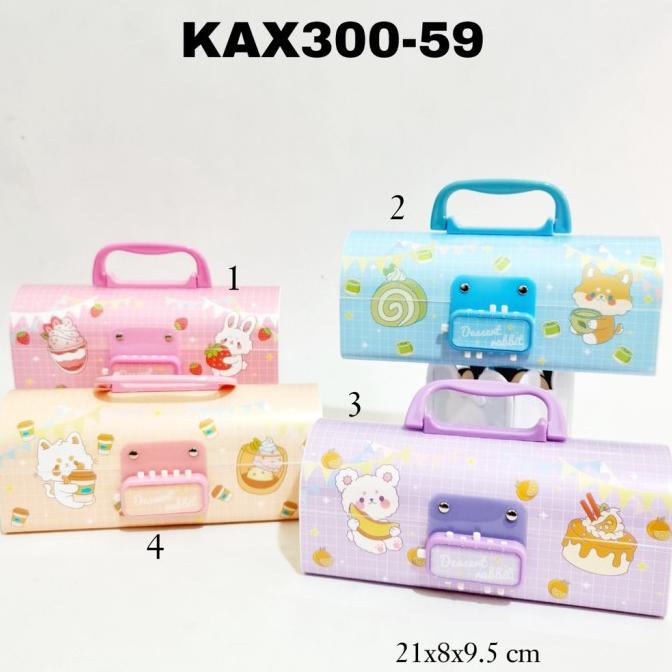 

SOS Kotak Pensil Plastik Kode KAX300/Tempat Pensil/Tepak/Pensil Case - KAX300 59