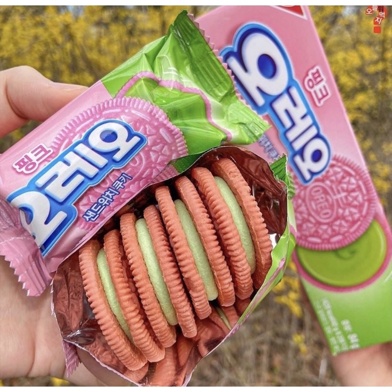 

[SPRING EDITION] PINK OREO PINK GREENTEA 84GR / CHOCO SANDWICH COOKIES 80GR / OREO / OREO T KOREA