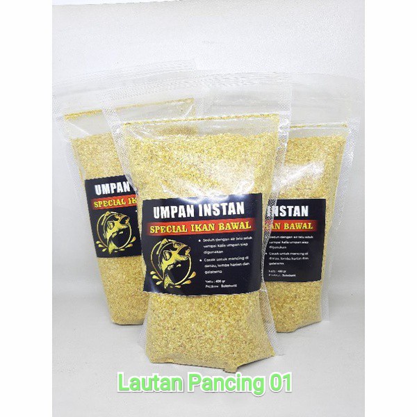 Umpan Instan/Umpan Special Ikan Bawal Harian & Galatama