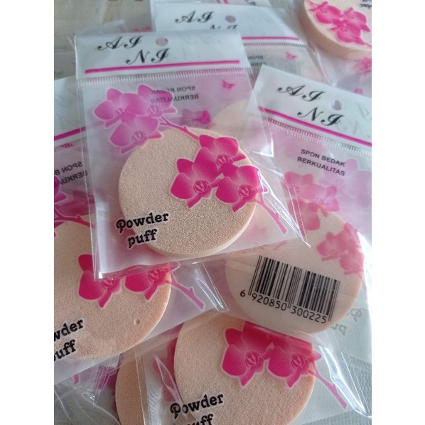 (1pc) Powder Puff Sponge Bedak Padat Tabur Cushion Make Up Murah Grosir/ Spon Bedak