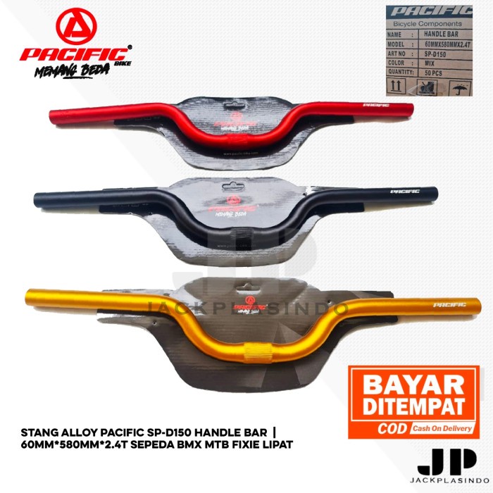 STANG ALLOY PACIFIC SP-D150 60MM*580MM*2.4T sepeda bmx mtb fixie lipat