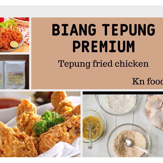 

GOJEK GRAB 10 KG Biang Fried Chicken -Tepung Fried Chicken BT PREMIUM