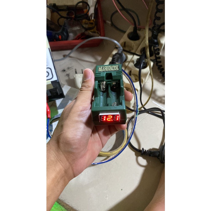 FLASH SALE DUDUKAN / SLOT CHARGER BATRE CHARGER / CASAN + VOLTMETER TAMIYA TERLARIS