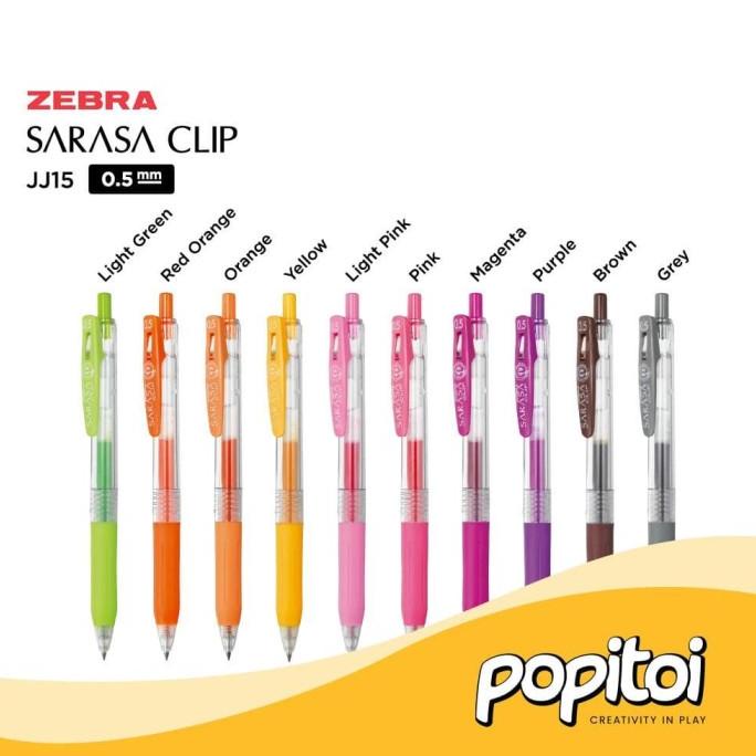 

Zebra Sarasa Clip Jj15 Gel Pen 0.5 Mm