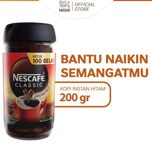 

Best produk NESCAFE Classic Kopi Instan Kopi Hitam 200g Jar 52