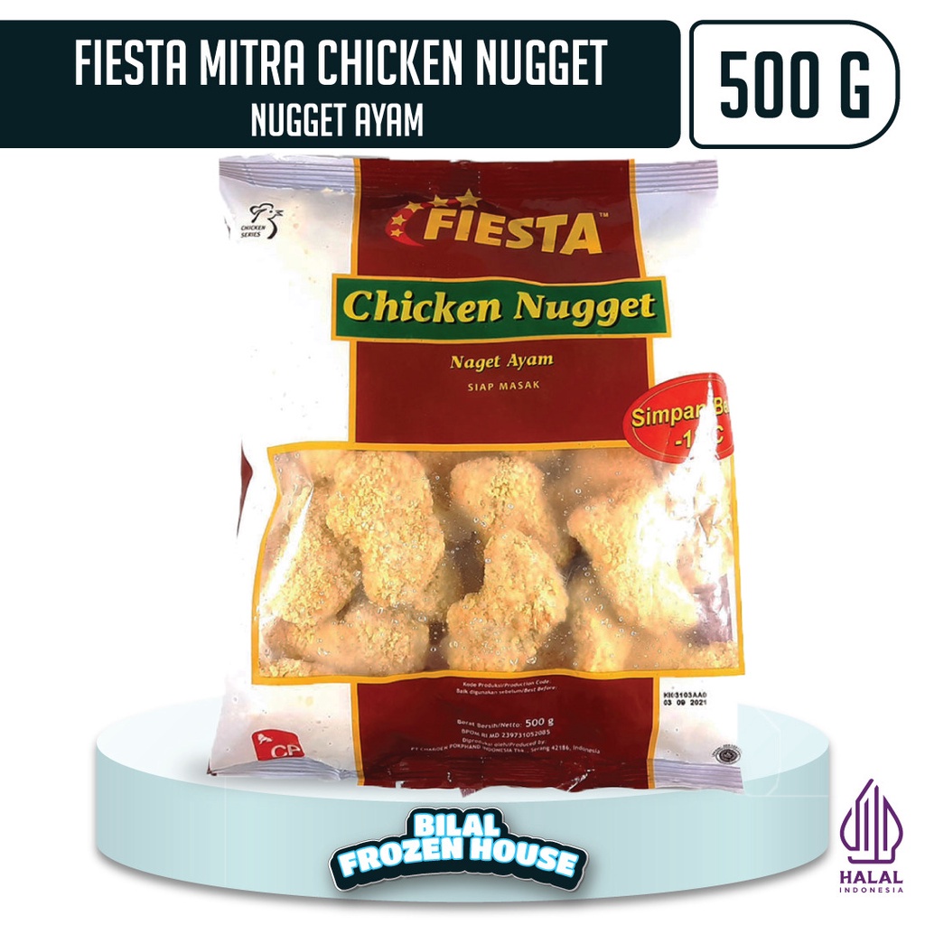 

Fiesta Chicken Nugget 500gr - Nugget Ayam Siap Masak