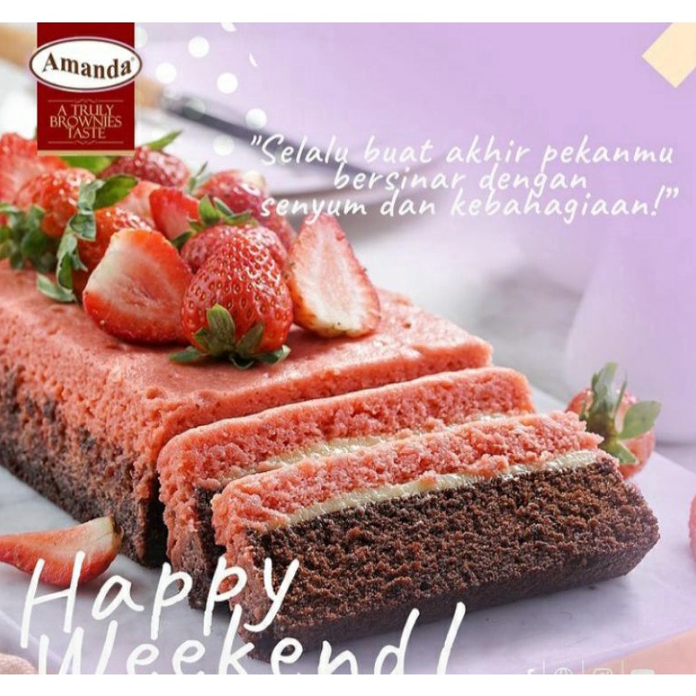 

Top Produk BROWNIES AMANDA (AMANDA BROWNIES Green Tea, Strawberry, Blueberry, dll) oleh-oleh makanan Jogja 09G