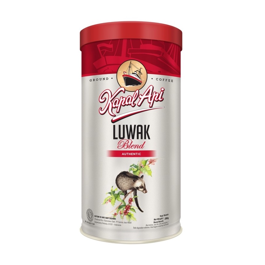 

Diskon.. Kapal Api Luwak Blend Coffee 200 gram 6HJ