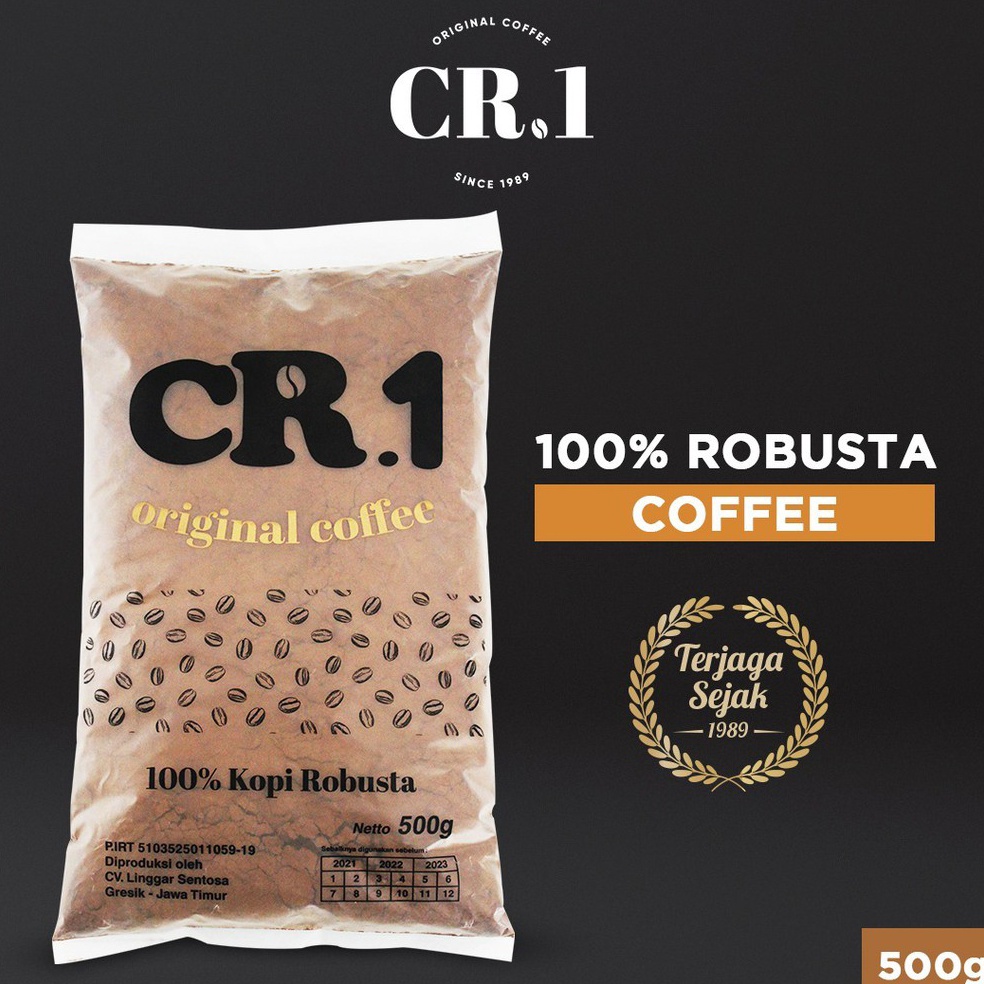 

Ready CR1 Coffee - Kopi Bubuk Cr1 Kemasan 500 Gram 79