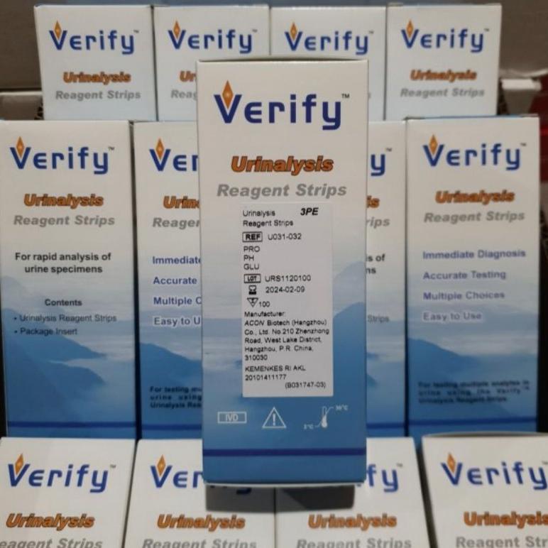 7.7 Sale Verify 3P / Verify 10P / Urine Test Verify Isi 100 Stik