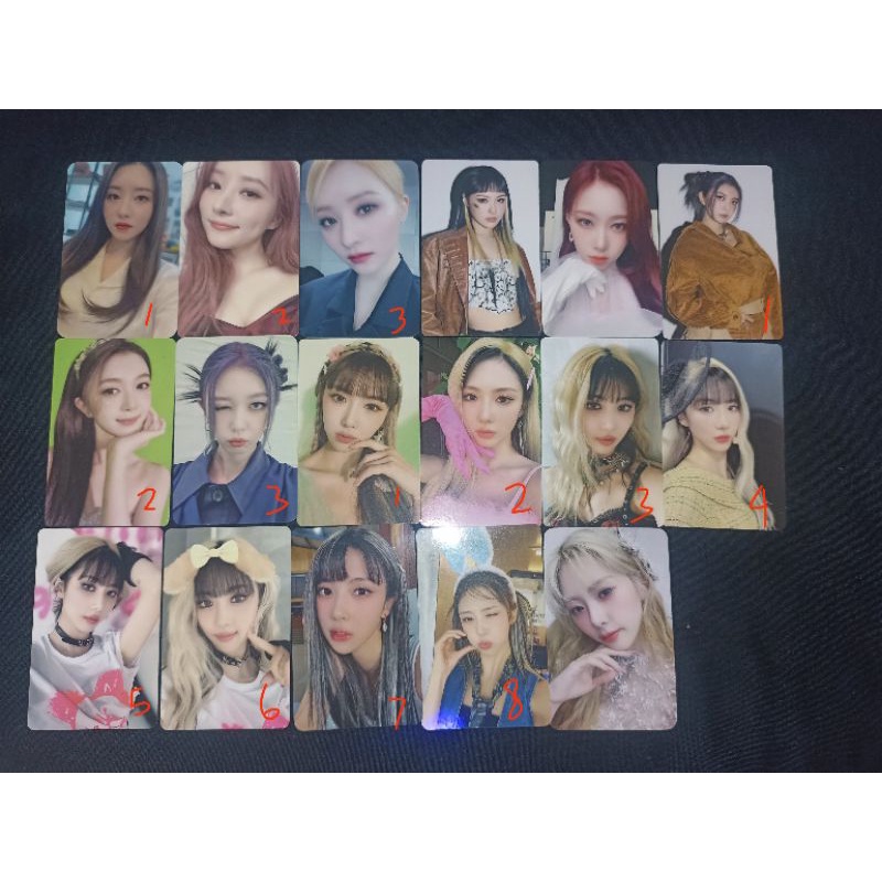 pc photocard dreamcatcher album pob sua siyeon dami yoohyeon jiu