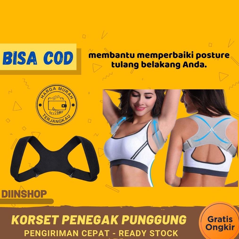 Terbaru Terapi Punggung Back Support Posture Corrector Brace Plus Posture Corrector Penyangga Punggu