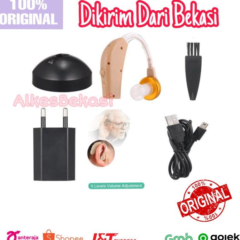 Ready Alat Bantu Dengar Cas Charger Premium Orang Tua Pendengaran Kurang Dengar