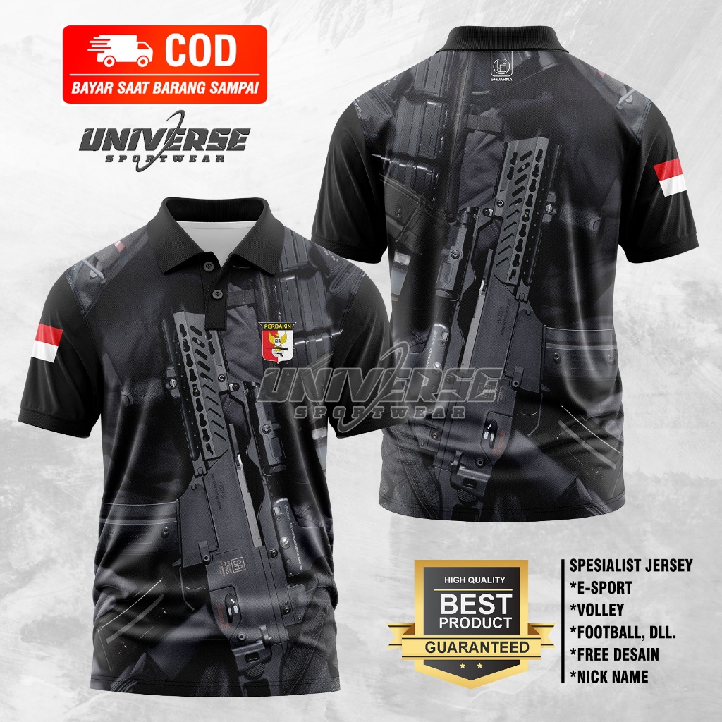 Baju Berburu JERSEY PERBAKIN | Baju Camo | Kaos Jersey Perbakin | Kaos Perbakin